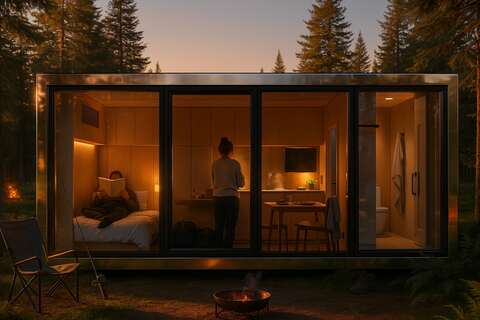 Design concept — golden hour reflection