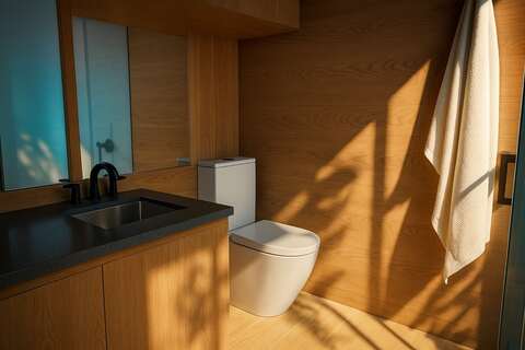 Design concept — minimalist bathroom